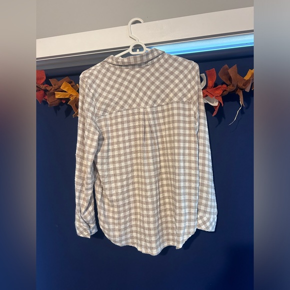 BLACK TAPE plaid blouse S - Picture 4 of 4